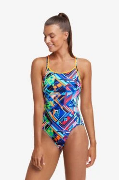 FUNKITA Kickflip | Ladies Diamond Back One Piece -Funkita FS11L KICKFLIP 9