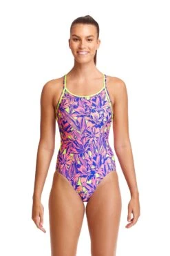 FUNKITA Lily Pad | Ladies Diamond Back One Piece -Funkita FS11L LILY PAD 01