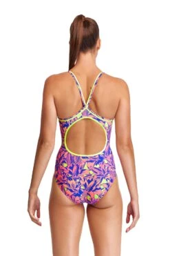 FUNKITA Lily Pad | Ladies Diamond Back One Piece -Funkita FS11L LILY PAD 02