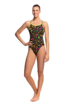 FUNKITA NIGHT SWIM | LADIES DIAMOND BACK ONE PIECE -Funkita FS11L NIGHT SWIM 007
