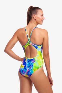 FUNKITA Pablo's Pizza | Ladies Diamond Back One Piece -Funkita FS11L PABLO S PIZZA 14