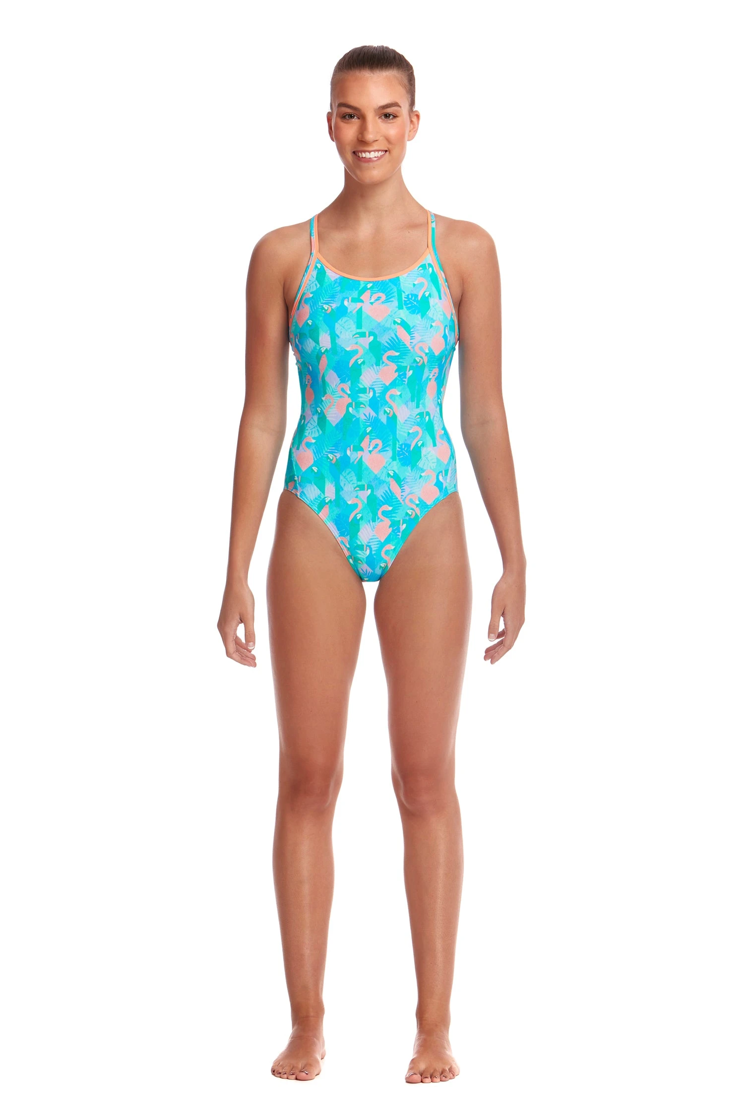 FUNKITA PASTEL PARADISE | LADIES DIAMOND BACK ONE PIECE 5 FUNKITA PASTEL PARADISE | LADIES DIAMOND BACK ONE PIECE - Image 3
