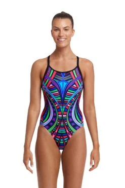 FUNKITA Primal Night | Ladies Diamond Back One Piece -Funkita FS11L PRIMAL NIGHT 01 b12cc3f4 005d 4599 bb1f 17e75e015be5