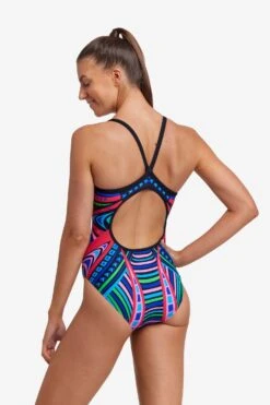 FUNKITA Primal Night | Ladies Diamond Back One Piece -Funkita FS11L PRIMAL NIGHT 5