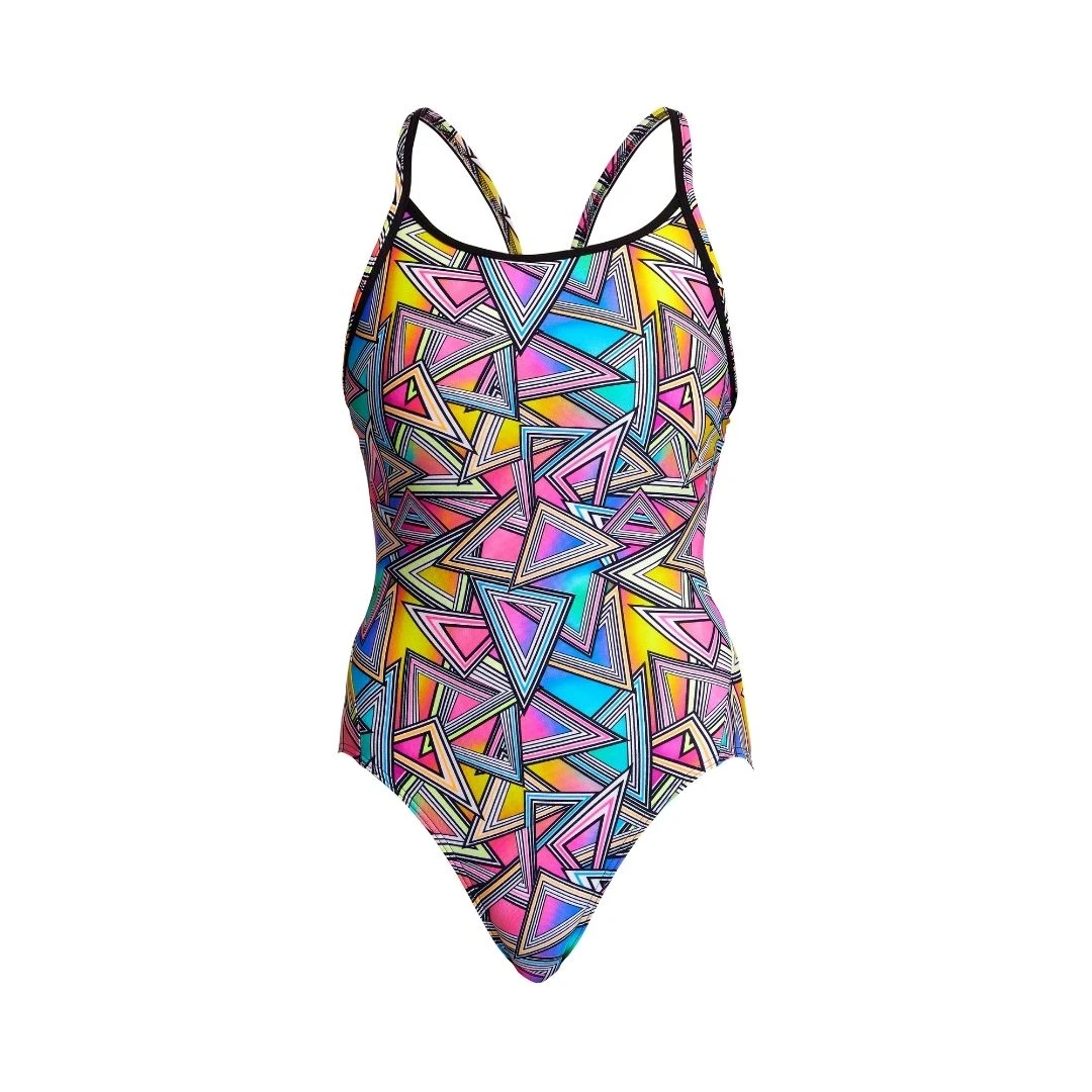 FUNKITA Prism Break | Ladies Diamond Back One Piece 3 FUNKITA Prism Break | Ladies Diamond Back One Piece