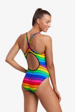 FUNKITA Rainbow Racer | Ladies Diamond Back One Piece 18 FUNKITA Rainbow Racer | Ladies Diamond Back One Piece -Funkita FS11L RAINBOW RACER 7