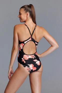 FUNKITA Rose Garden | Ladies Diamond Back One Piece -Funkita FS11L ROSE GARDEN 04