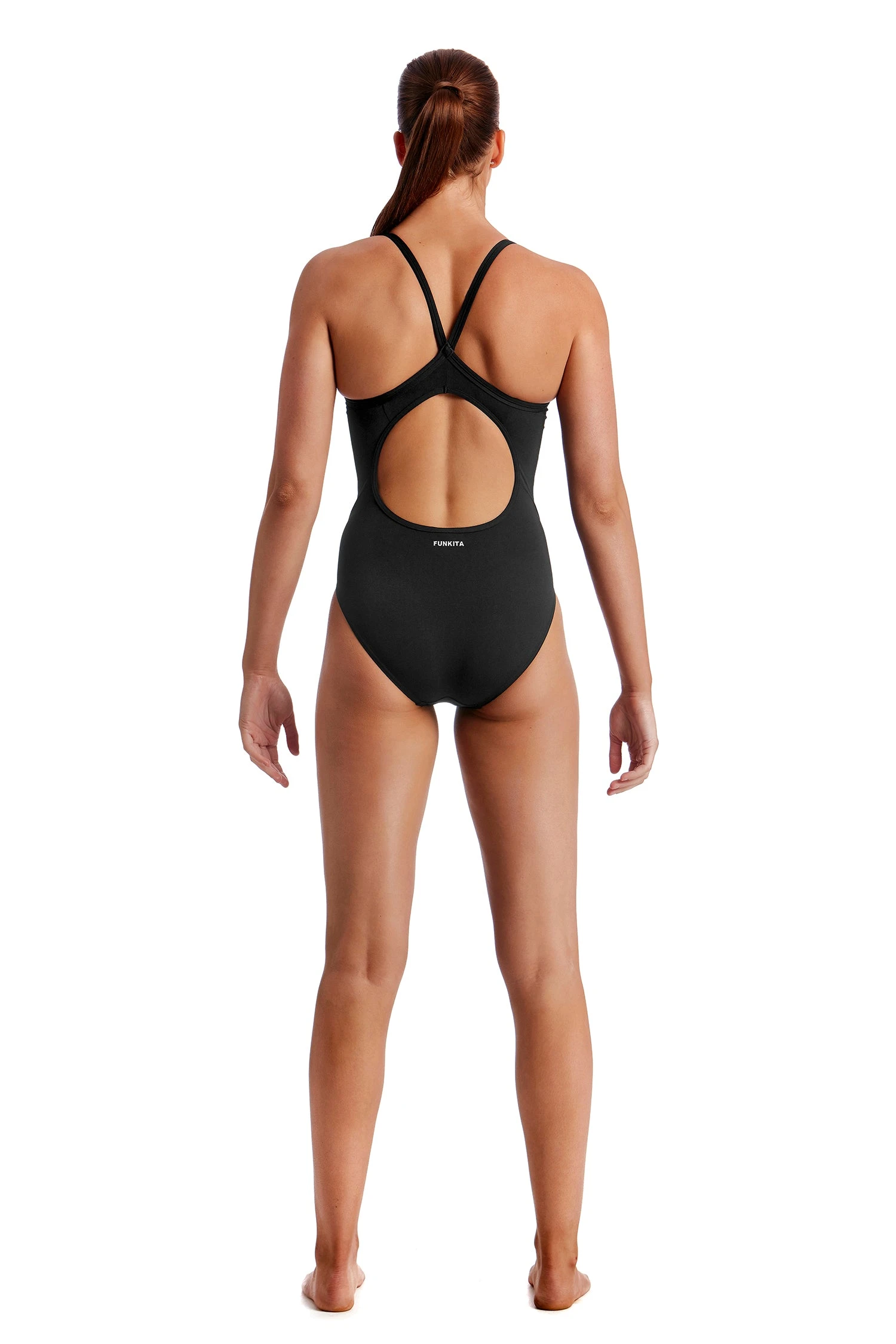 FUNKITA Still Black | Ladies Diamond Back One Piece 4 FUNKITA Still Black | Ladies Diamond Back One Piece - Image 2