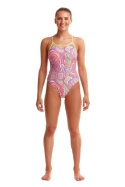 FUNKITA Sugar Highs | Ladies Diamond Back One Piece -Funkita FS11L SUGAR HIGHS 01 1