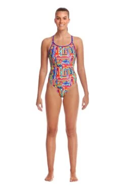 FUNKITA Top Spot | Ladies Diamond Back One Piece -Funkita FS11L TOP SPOT 01