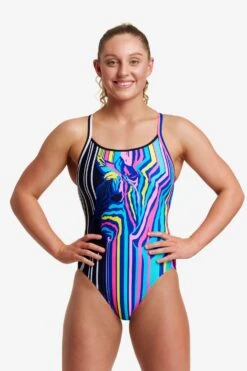 FUNKITA Zorse Code | Ladies Diamond Back One Piece -Funkita FS11L ZORSE CODE 22