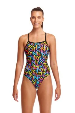 FUNKITA Brand Galaxy | Ladies Single Strap One Piece -Funkita FS15L BRAND GALAXY 01