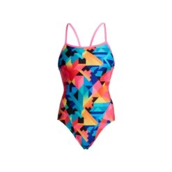 FUNKITA COLOUR BURST | LADIES SINGLE STRAP ONE PIECE
