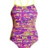 FUNKITA DOTTY DASH | LADIES SINGLE STRAP ONE PIECE -Funkita FS15L DOTTY DASH 003 1