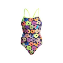 FUNKITA DUNKING DONUTS | LADIES SINGLE STRAP ONE PIECE