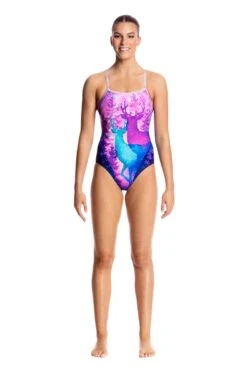FUNKITA Forest Fawn | Ladies Single Strap One Piece -Funkita FS15L FOREST FAWN 002 42536748 15a3 46a6 b15d e8e06fa11e50