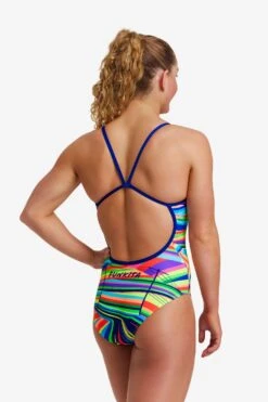 FUNKITA Land Lines | Ladies Single Strap One Piece -Funkita FS15L LAND LINES 6