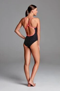 FUNKITA NIGHT CAT | LADIES SINGLE STRAP ONE PIECE -Funkita FS15L NIGHT CAT 0979