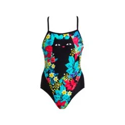 FUNKITA SCAREDY CAT | GIRLS SINGLE STRAP ONE PIECE