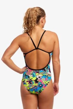 FUNKITA Smash Mouth | Ladies Single Strap One Piece -Funkita FS15L SMASH MOUTH 06