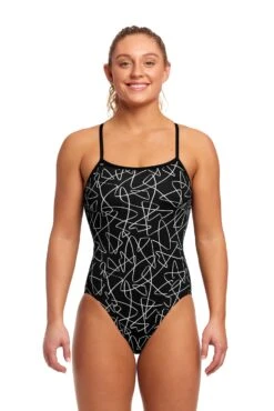 FUNKITA Texta Mess | Ladies Single Strap One Piece -Funkita FS15L TEXTA MESS 01 3b3aa73d 6788 4bdf 96cd 2c4b96bcff7e