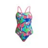 FUNKITA Texta Towers | Ladies Single Strap One Piece