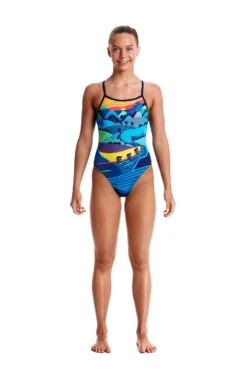 FUNKITA Allez Allez | Girls Single Strap One Piece -Funkita FS16G ALLEZ ALLEZ 1422 1