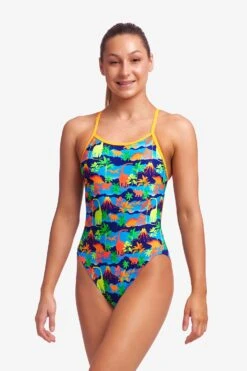 FUNKITA Big Bronto | Girls Single Strap One Piece -Funkita FS16G BIG BRONTO 15