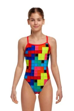 FUNKITA Blocked | Girls Single Strap One Piece -Funkita FS16G BLOCKED 01 c763d9b6 5ebd 4646 98b4 ece416a56b06