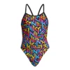 FUNKITA Brand Galaxy | Girls Single Strap One Piece -Funkita FS16G BRAND GALAXY 01