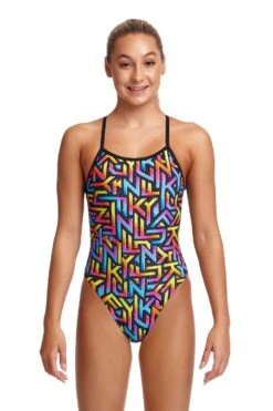 FUNKITA Brand Galaxy | Girls Single Strap One Piece -Funkita FS16G BRAND GALAXY 01