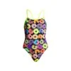 FUNKITA DUNKING DONUTS | GIRLS SINGLE STRAP ONE PIECE -Funkita FS16G DUNKIN DONUTS 0408