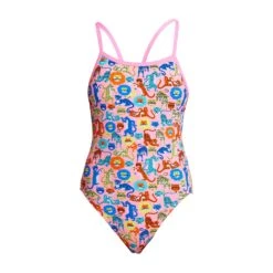 FUNKITA Feline Fiesta | Girls Single Strap One Piece