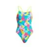 FUNKITA HEXY BACK | GIRLS SINGLE STRAP ONE PIECE -Funkita FS16G HEXY BACK 1