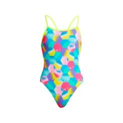FUNKITA HEXY BACK | GIRLS SINGLE STRAP ONE PIECE
