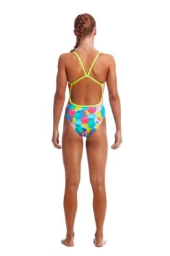FUNKITA HEXY BACK | GIRLS SINGLE STRAP ONE PIECE -Funkita FS16G HEXY BACK 9