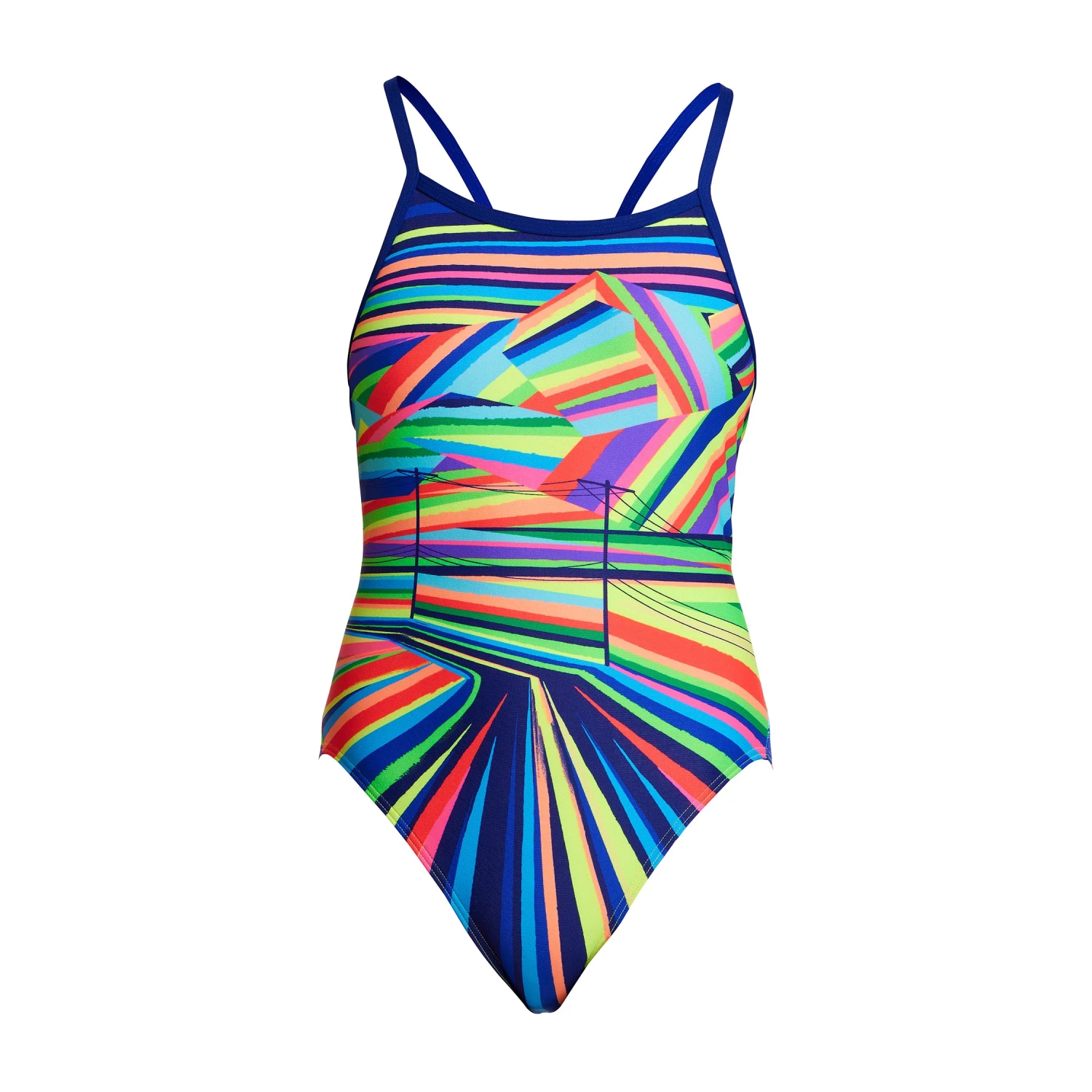 FUNKITA Land Lines | Girls Single Strap One Piece 3 FUNKITA Land Lines | Girls Single Strap One Piece