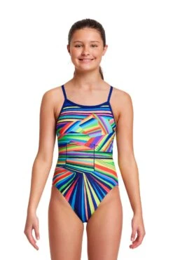 FUNKITA Land Lines | Girls Single Strap One Piece 11 FUNKITA Land Lines | Girls Single Strap One Piece -Funkita FS16G LAND LINES 01 1