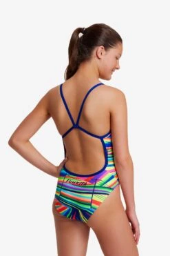 FUNKITA Land Lines | Girls Single Strap One Piece 12 FUNKITA Land Lines | Girls Single Strap One Piece -Funkita FS16G LAND LINES 8