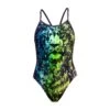 FUNKITA Lion Eyes | Girls Single Strap One Piece -Funkita FS16G LION EYES 01