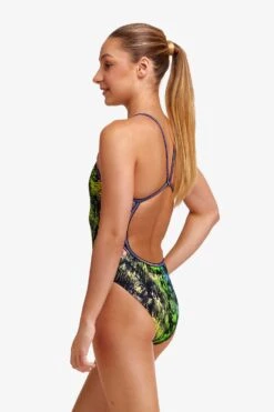 FUNKITA Lion Eyes | Girls Single Strap One Piece -Funkita FS16G LION EYES 09