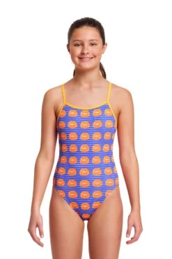 FUNKITA Lippy Love | Girls Single Strap One Piece -Funkita FS16G LIPPY LOVE 01 1