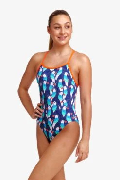 FUNKITA Pengoo Parade | Girls Single Strap One Piece 17 FUNKITA Pengoo Parade | Girls Single Strap One Piece -Funkita FS16G PENGOO PARADE 09