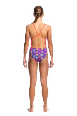 FUNKITA POOCH PARTY | GIRLS SINGLE STRAP ONE PIECE -Funkita FS16G POOCH PARTY 004