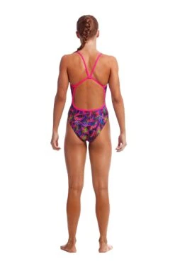 FUNKITA Shaded Palms | Girls Single Strap One Piece -Funkita FS16G SHADED PALMS 2