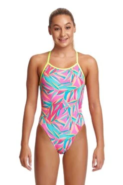 FUNKITA Snuggle Pie | Girls Single Strap One Piece -Funkita FS16G SNUGGLE PIE 01