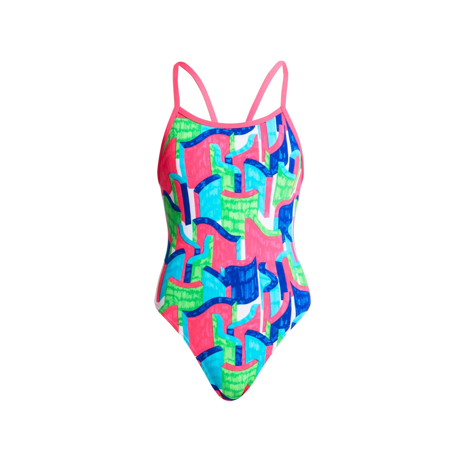 FUNKITA TEXTA TOWERS | GIRLS SINGLE STRAP ONE PIECE 3 FUNKITA TEXTA TOWERS | GIRLS SINGLE STRAP ONE PIECE