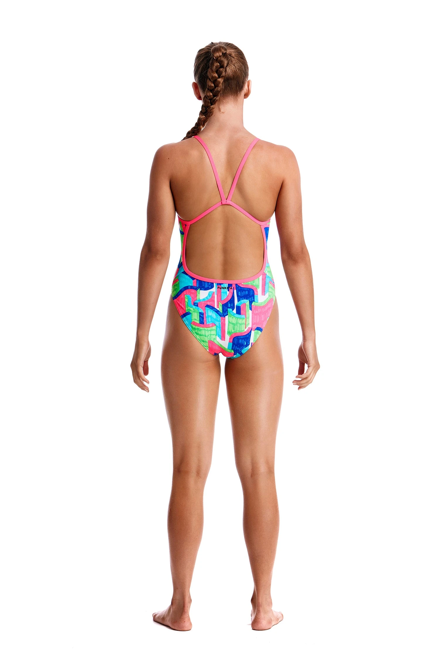 FUNKITA TEXTA TOWERS | GIRLS SINGLE STRAP ONE PIECE 5 FUNKITA TEXTA TOWERS | GIRLS SINGLE STRAP ONE PIECE - Image 3