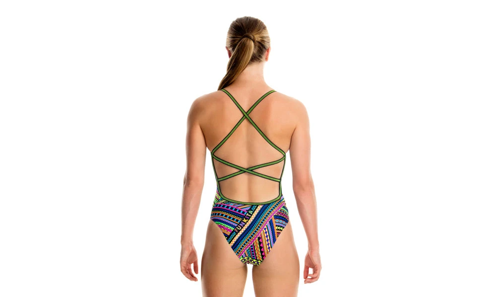 FUNKITA TRIBAL REVIVAL | GIRLS STRAPPED IN ONE PIECE 5 FUNKITA TRIBAL REVIVAL | GIRLS STRAPPED IN ONE PIECE - Image 3