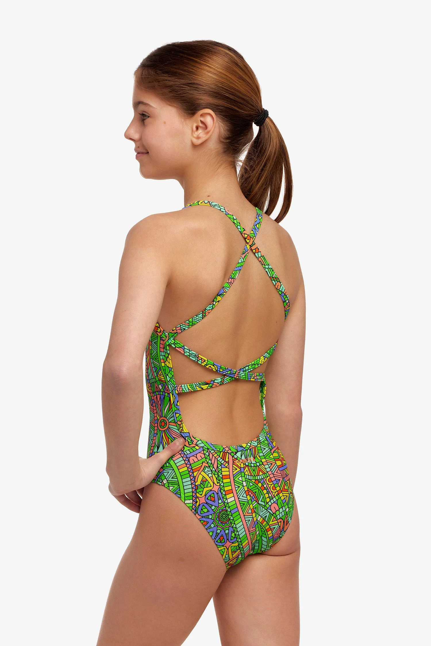 FUNKITA Minty Mixer | Girls Strapped In One Piece 6 FUNKITA Minty Mixer | Girls Strapped In One Piece - Image 4